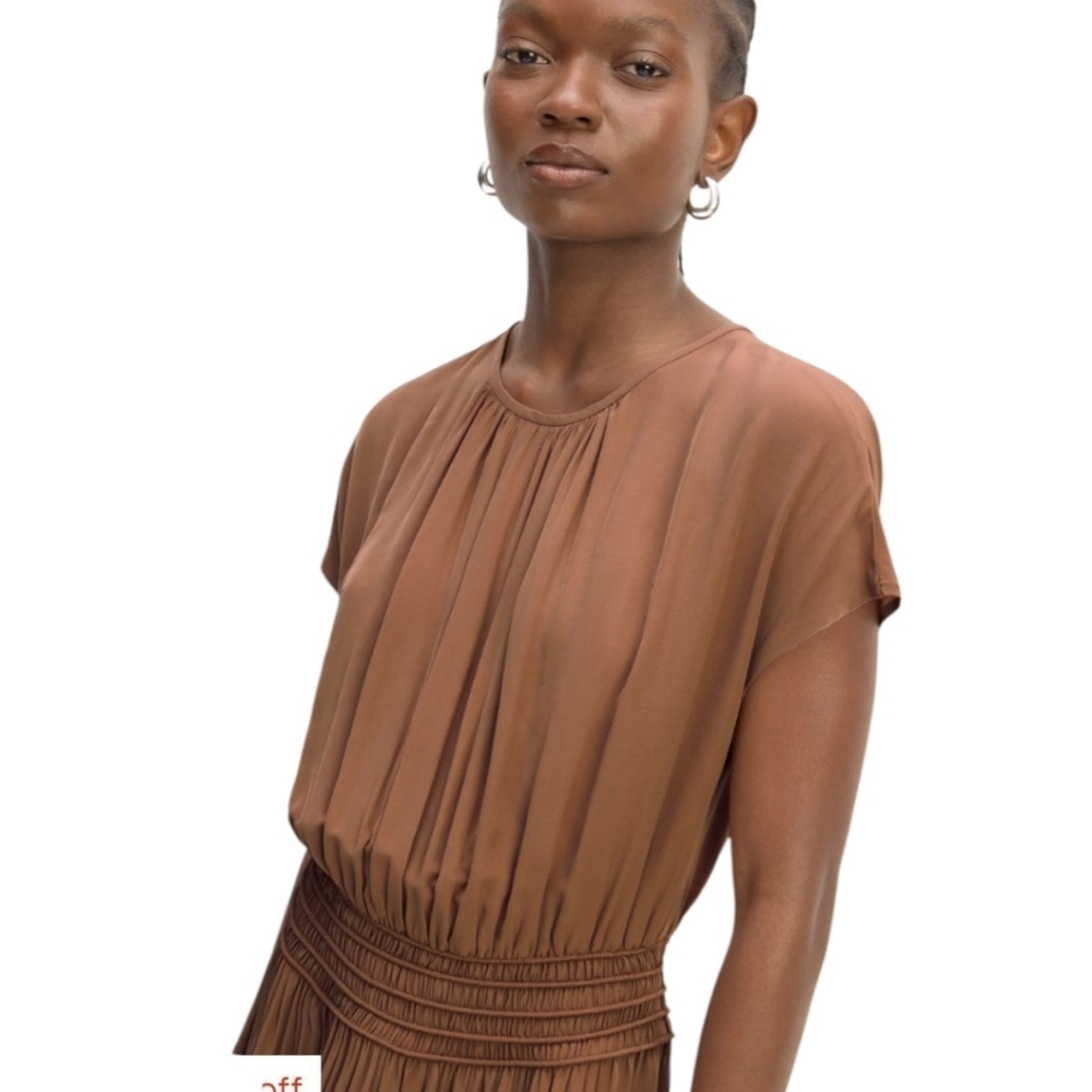 NWT Everlane The Gathered Midi Dress Size Small - Picture 6 of 10